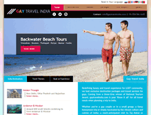 Tablet Screenshot of gaytravelindia.com